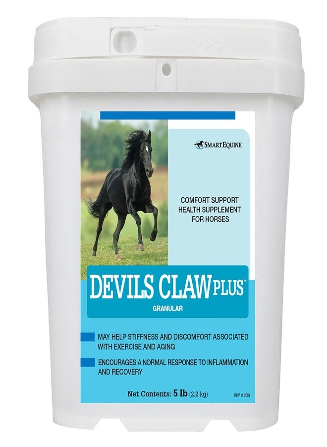 SmartEquine | Devil's Claw Plus Granular | Horse Joint Supplement with Yucca for Horses | Supports Joint Strength, Comfort & Mobility | Antioxidant Support Supplement | 5 lb - Image 1